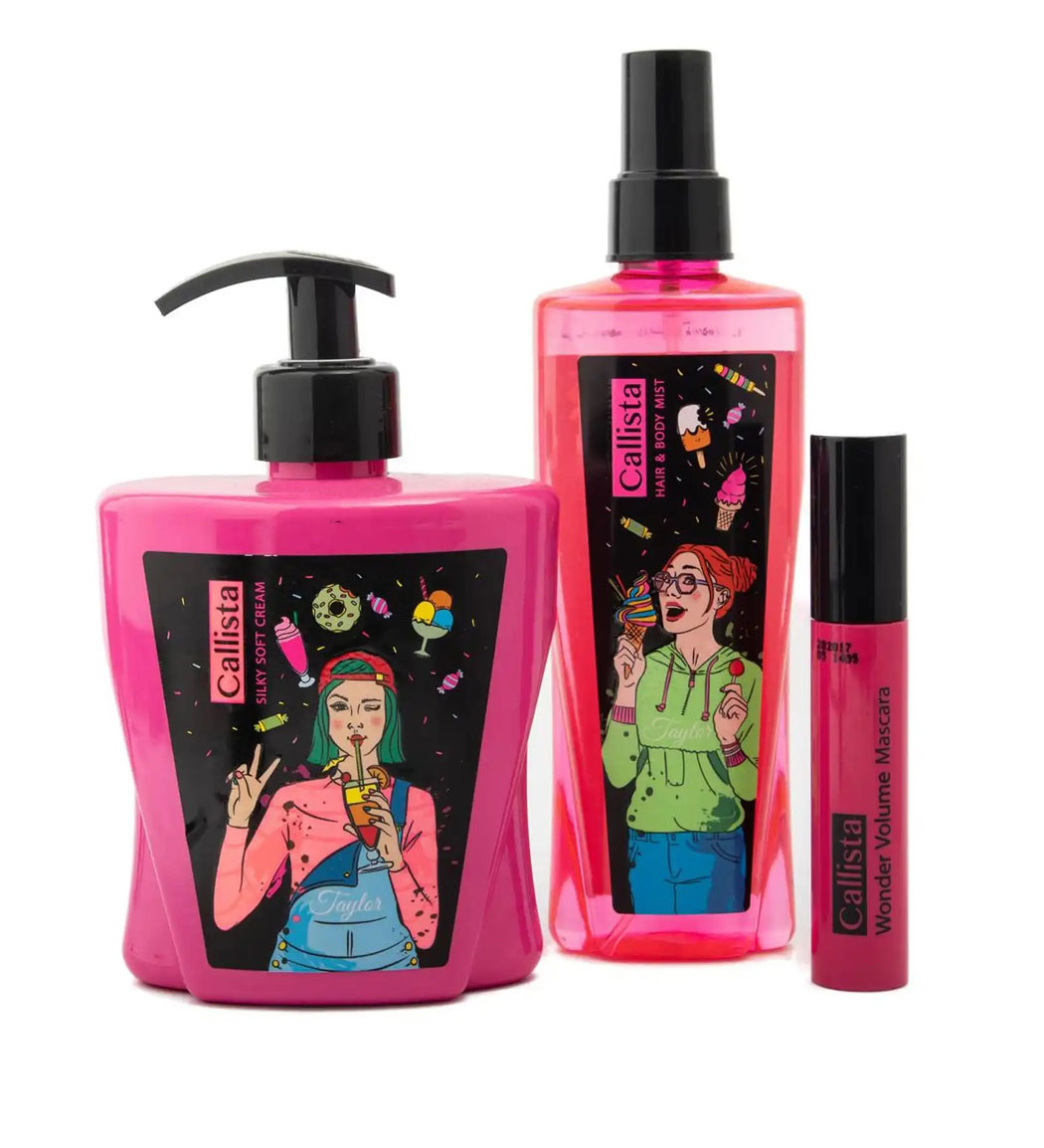 مجموعه مراقبت بدن مدل Pink Callista Pink Body Care Pack