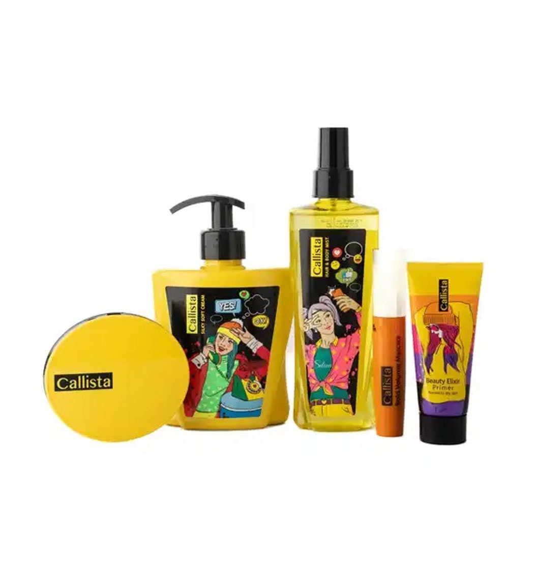 مجموعه مراقبت بدن مدل Yellow Callista Yellow Body Care Pack