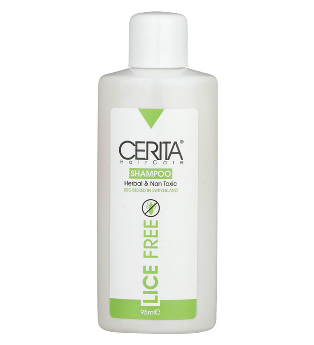 شامپو گیاهی ضد شپش 95میل Cerita Herbal And Non Toxic Lice Free Shampoo 95ml