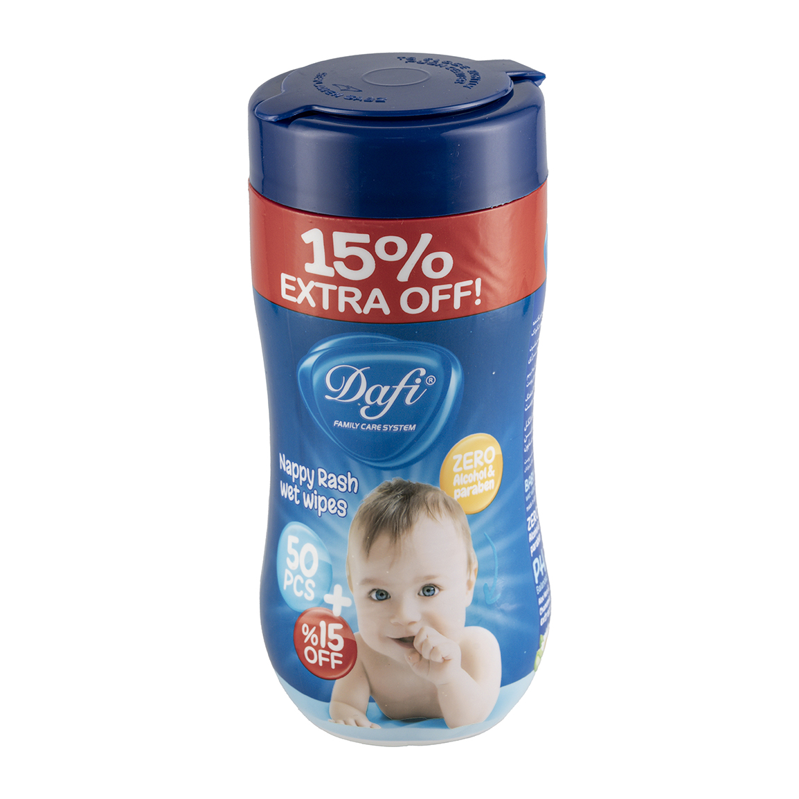 دستمال مرطوب کودک اکسترا 60عددی Dafi Baby Wips baby