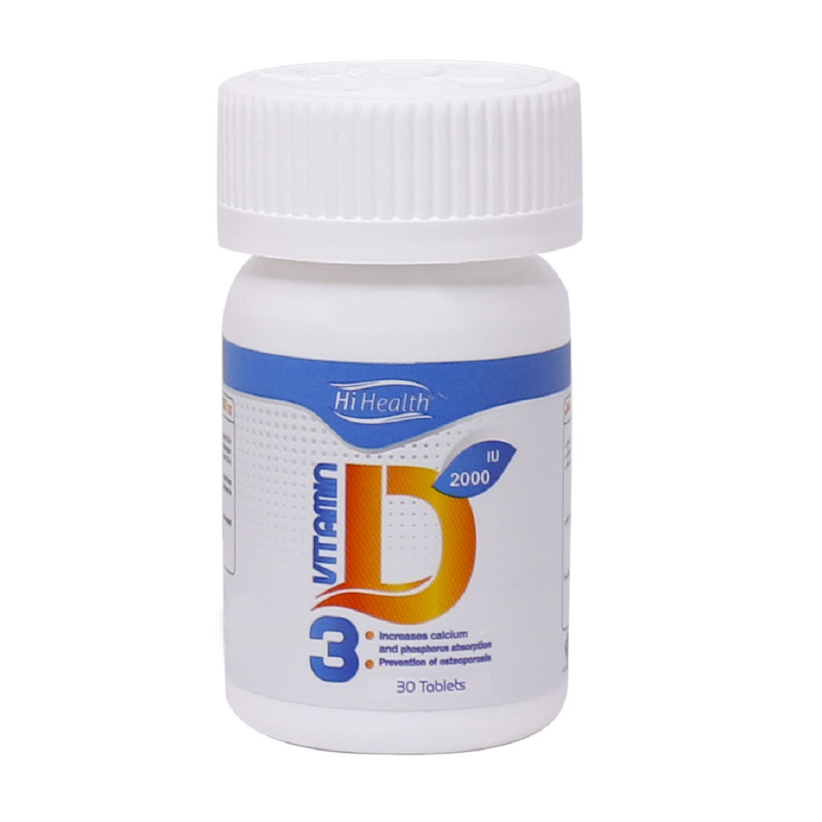 قرص ویتامین D3 2000 بسته 30 عددی Hi Health Vitamin D3 2000 IU 30 Tab