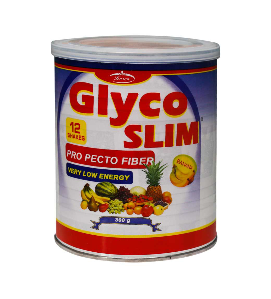 پودر لاغری مدل Glyco SLIM با طعم موز وزن 300 گرمی Karen Banana Glyco SLIM 300 g