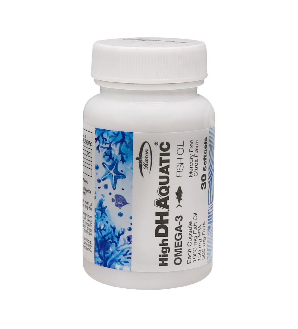 کپسول امگا 3 مدل High DHA بسته 30 عددی Karen Fish Oil High DHA Quatic30 Soft Gels