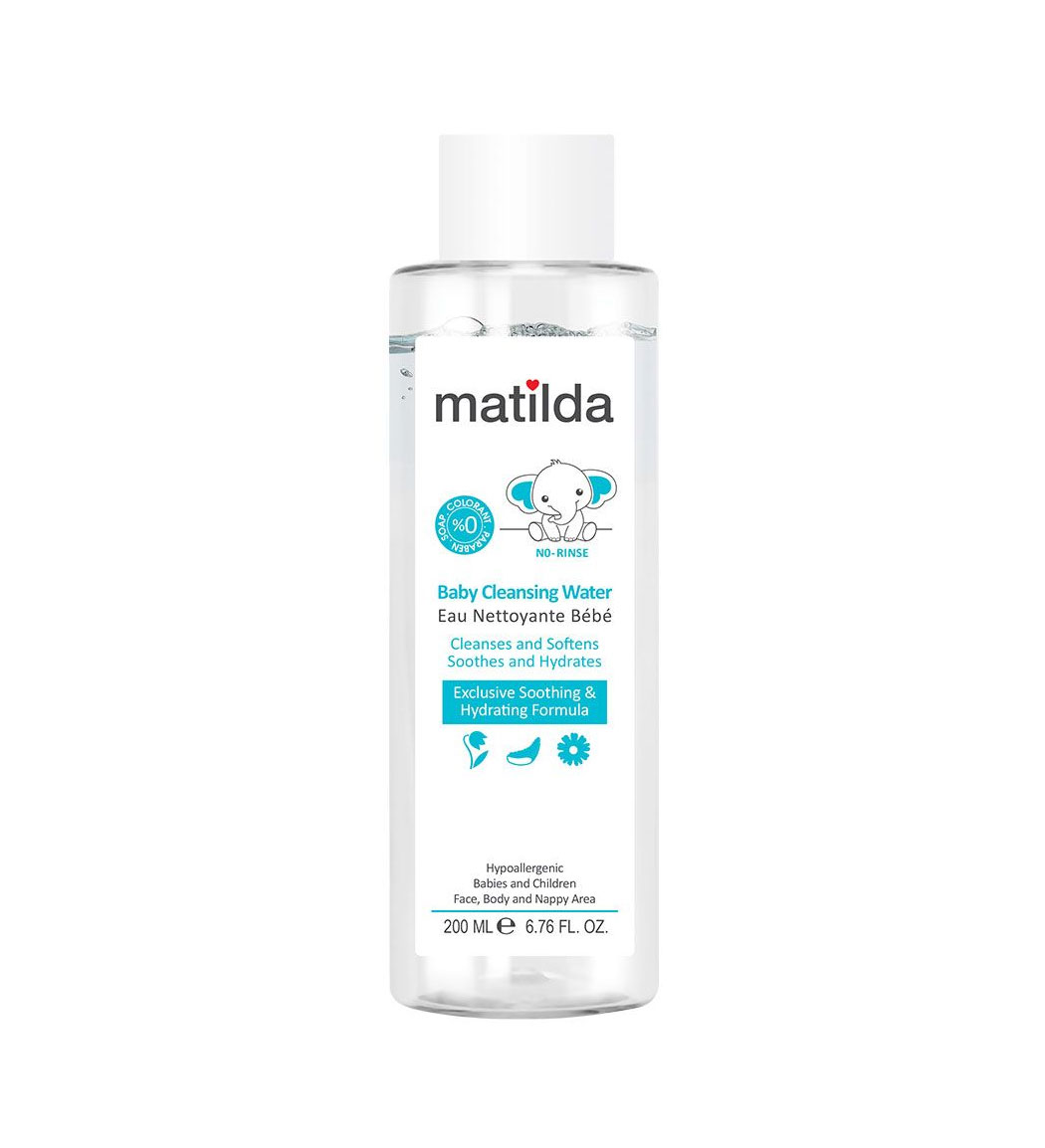 محلول پاک کننده کودک 200میل Matilda Baby Cleanser Water 200ml