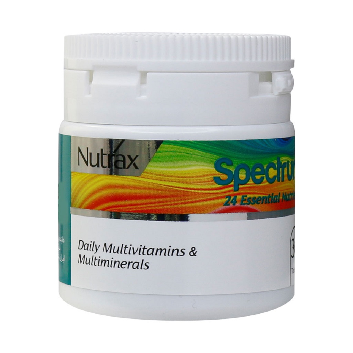 قرص مولتی ویتامین مینرال روزانه مدل اسپکتروم بسته 30 عددی Nutrax Spectrum Daily Multivitamin And Multiminerals 30 Tab