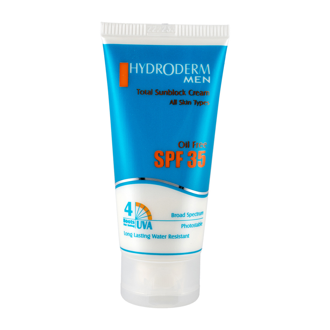 ضد آفتاب آقایان فاقد چربی hydroderm spf 35 oil free men total sunblock cream