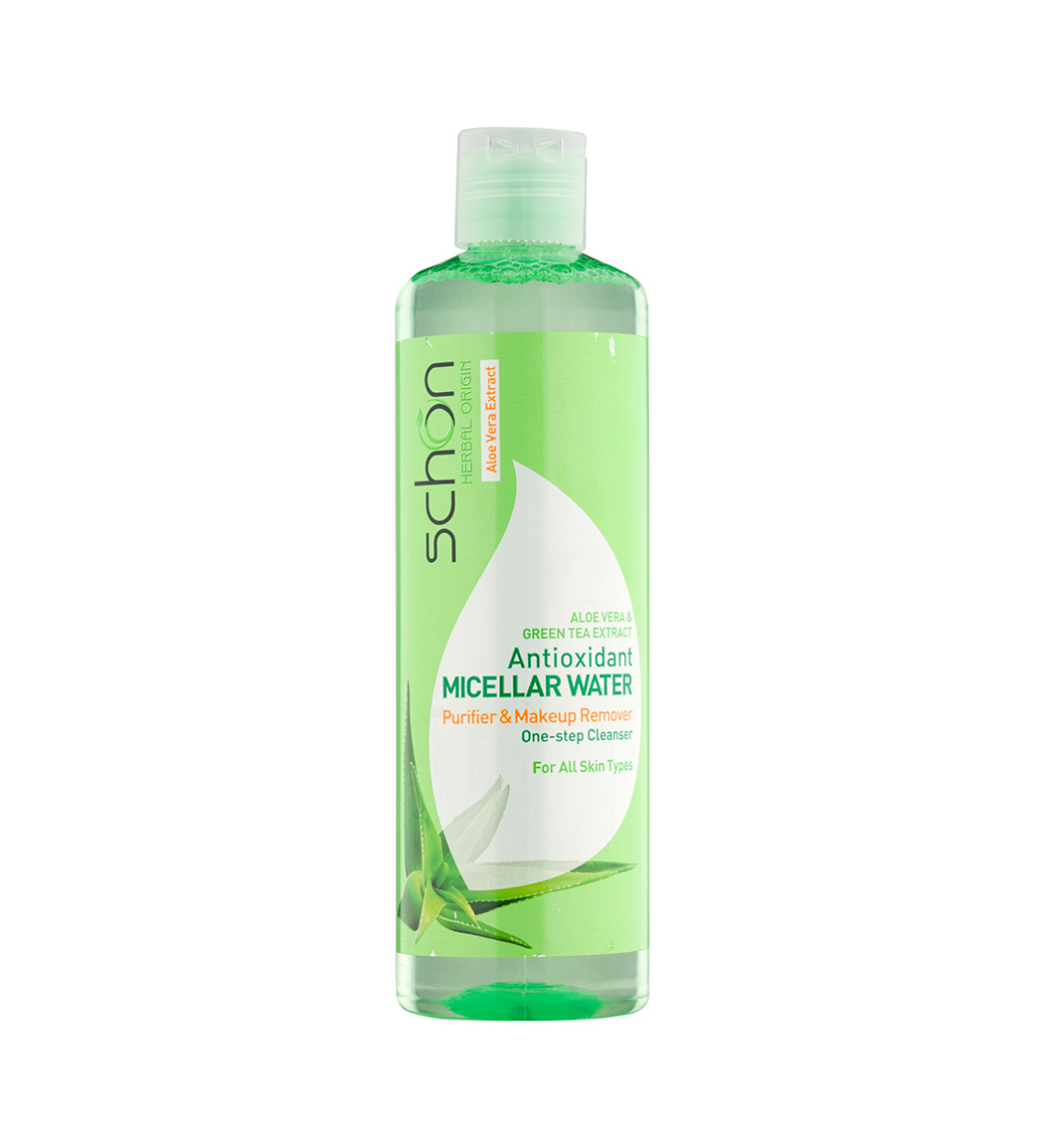 محلول پاک کننده میسلار آنتی اکسیدان حجم 300 میلی لیتر Schon Antioxidant Micellar Water 300ml