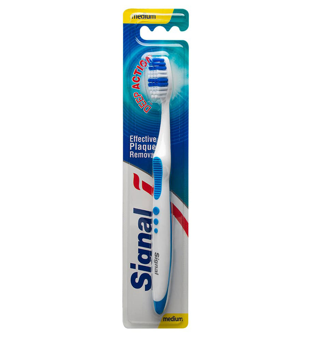 مسواک متوسط دیپ اکشن Signal Deep Action Medium Toothbrush