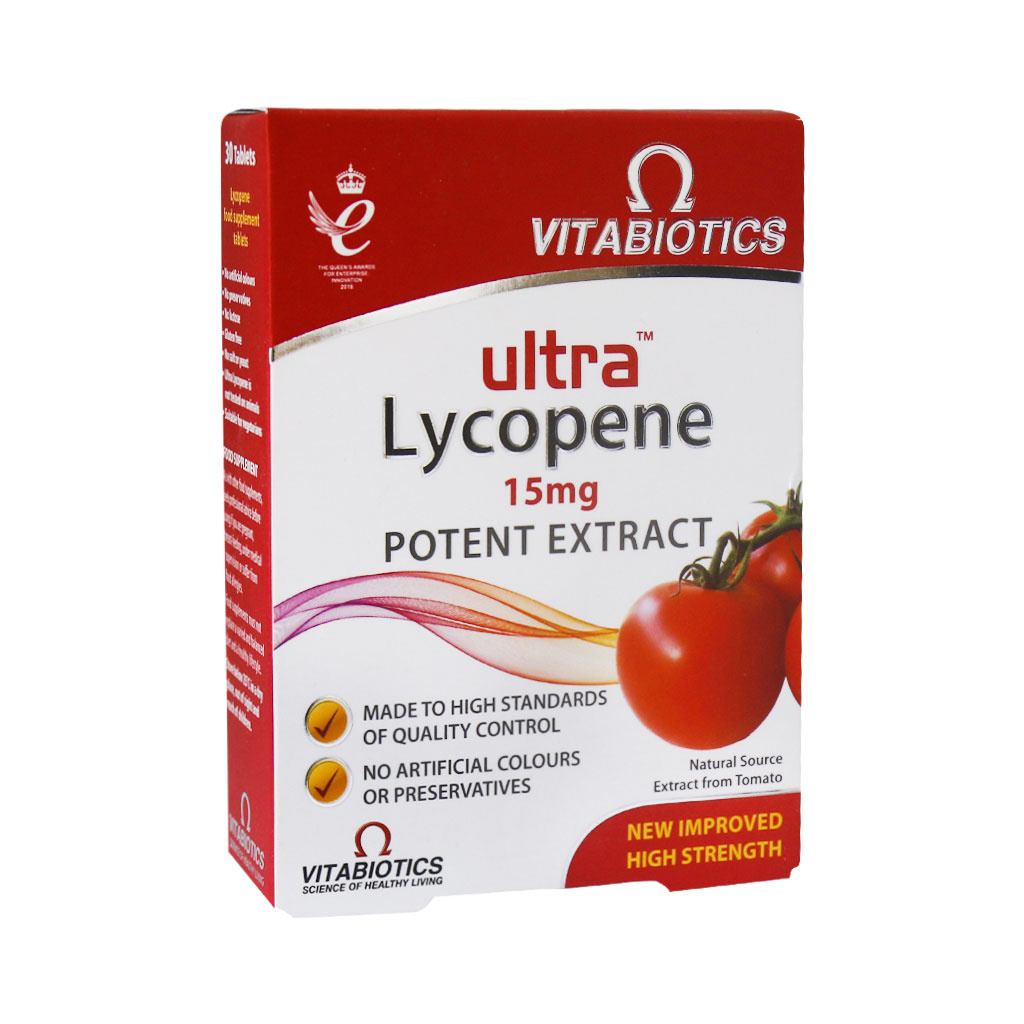 قرص Ultra Lycopene بسته 30 عددی Vitabotics Ultra Lycopene 30 Tabs