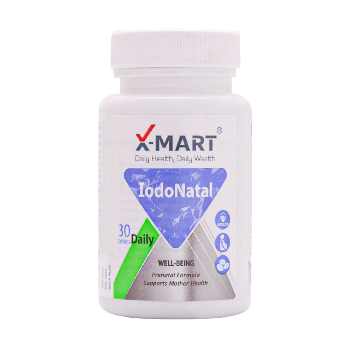 قرص بارداری مدل یدوناتال بسته 60 عددی Xmart Iodonatal 60 Tab