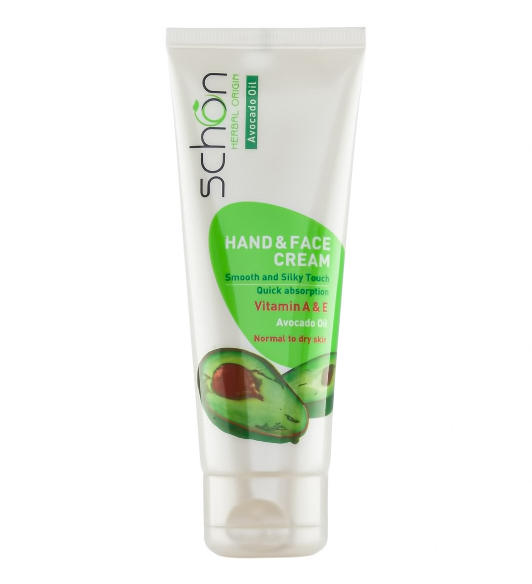 کرم دست و صورت حاوی روغن آووکادو 75میل Schon Avocado Hand And Face Cream