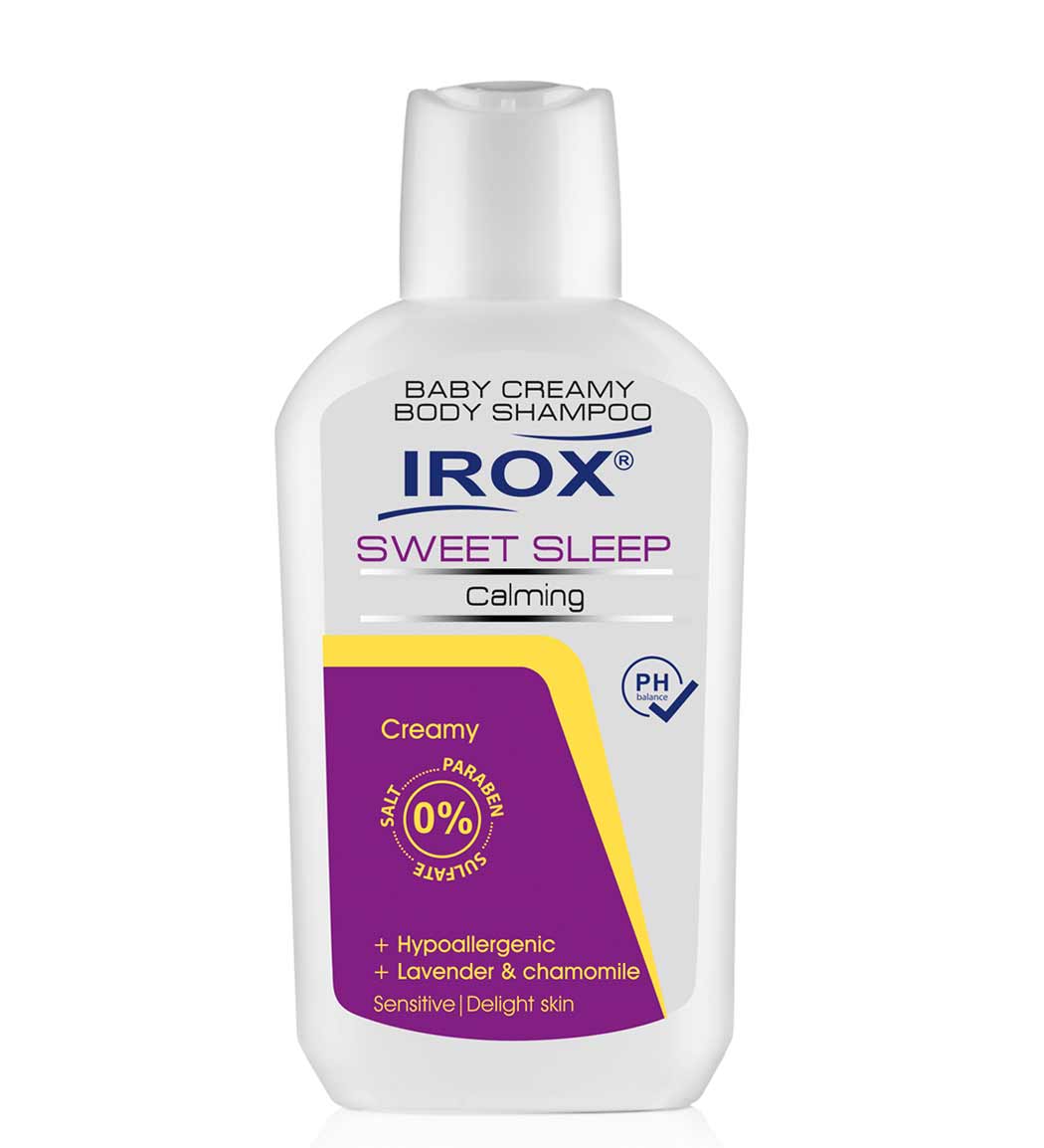 شامپو بچه کرمی بدن سوئیت اسلیپ Irox Sweet Sleep Baby Creamy Body Shampoo 200g