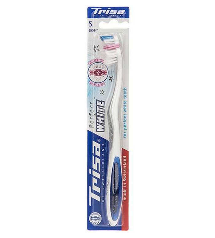 مسواک پرفکت وایت با برس نرم ارسال با رنگ رندوم Trisa Perfect White Toothbrush
