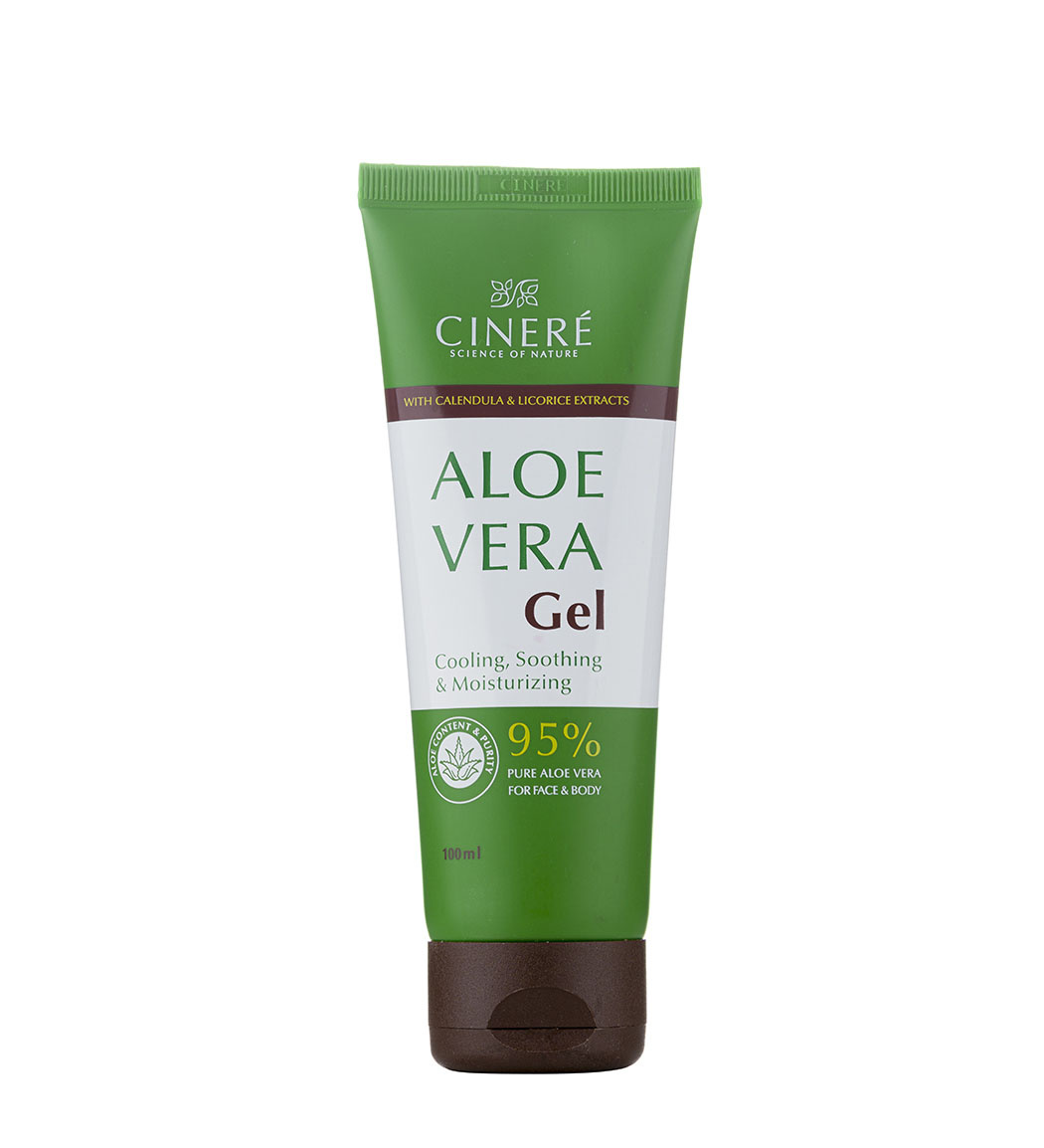 ژل آلوئه ورا حجم 100 میلی لیتر Cinere Aloe Vera Gel 100ml