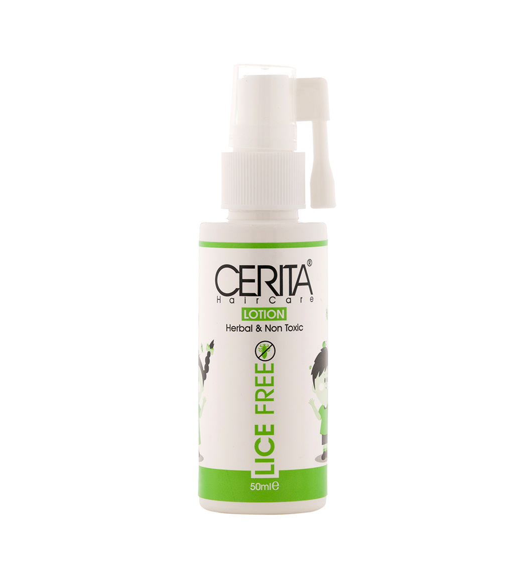 لوسیون گیاهی ضد شپش 50میل Cerita Herbal And Non Toxic Lice Free Lotion 50ml