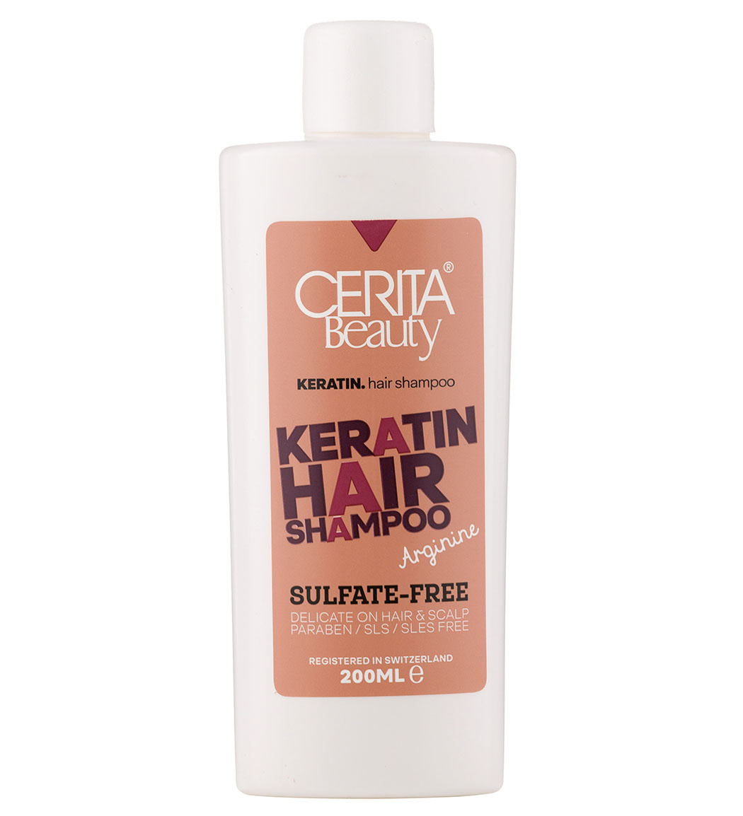 شامپو مناسب مو کراتینه حجم 200 میل Cerita Keratin Hair Shampoo 200 ml