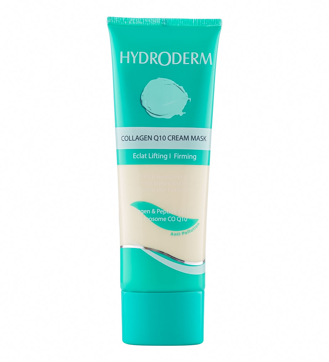 ماسک صورت کرمی ضدچروک لیپوزوم کلاژن 100 میل Hydroderm Collagen Q10 Cream Mask 100ml