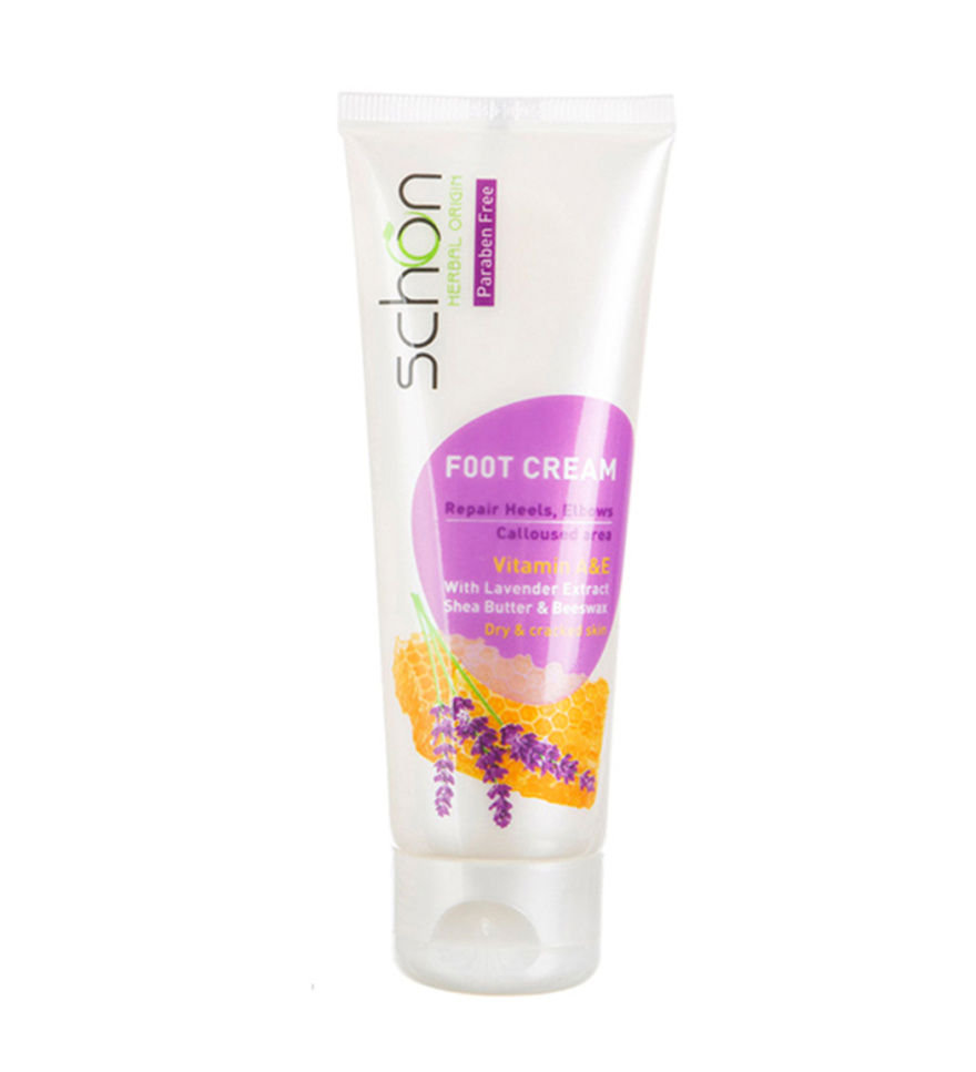 کرم پا فاقد پارابن schon foot cream