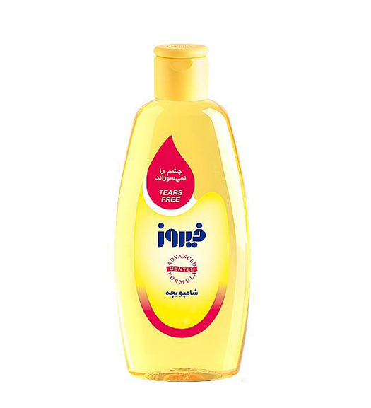 شامپو بچه نرم کننده طلایی 500میل Firooz Baby Hair Shampoo 500ml