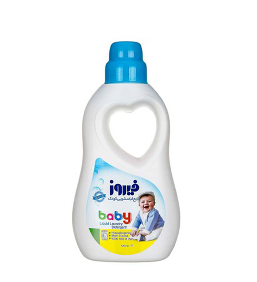 مایع لباس شویی کودک آبی 1000گرم Firooz Blue Liquid Detergent For Baby 1000g