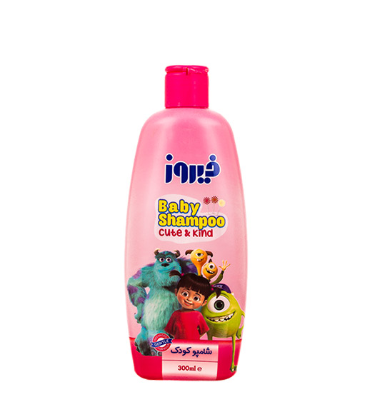 شامپو بچه اسلیو شیرینک صورتی 300میل Firooz Baby Hair Shampoo 300ml