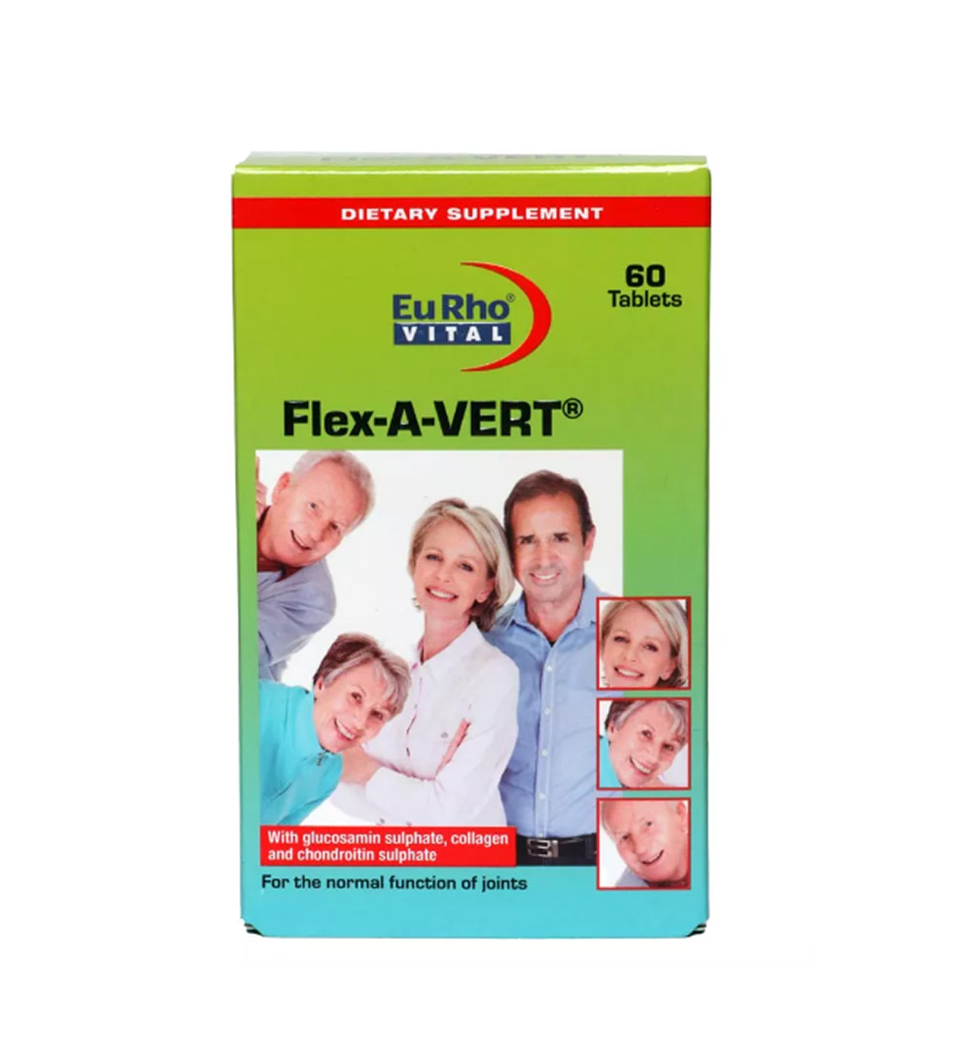 قرص فلکس اورت بسته 60 عددی Eurho Vital Flex A Vert 60 Tabs