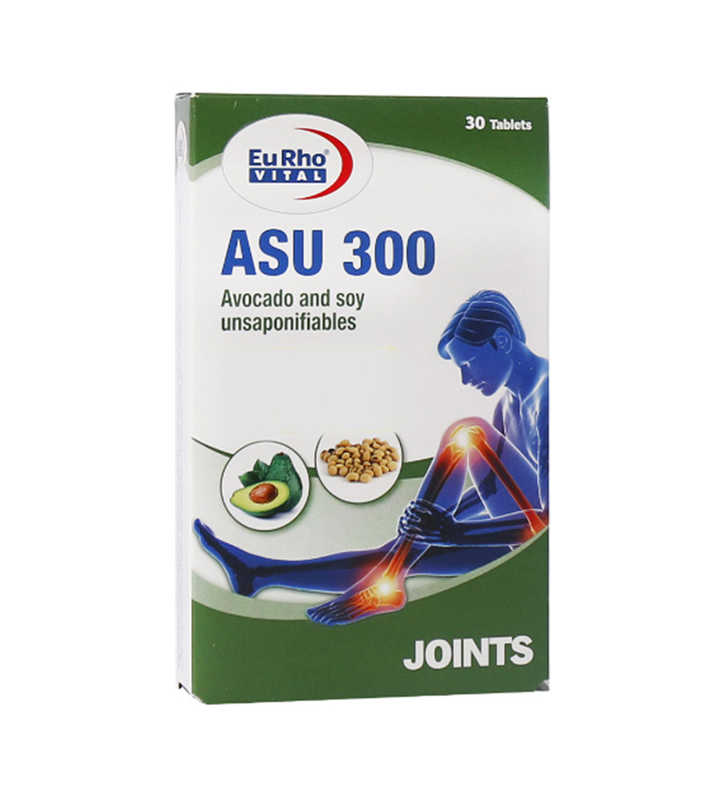 قرص آسو 300 تعداد 30 عدد Eyrho Vital ASU 300 Mg 30 Tabs