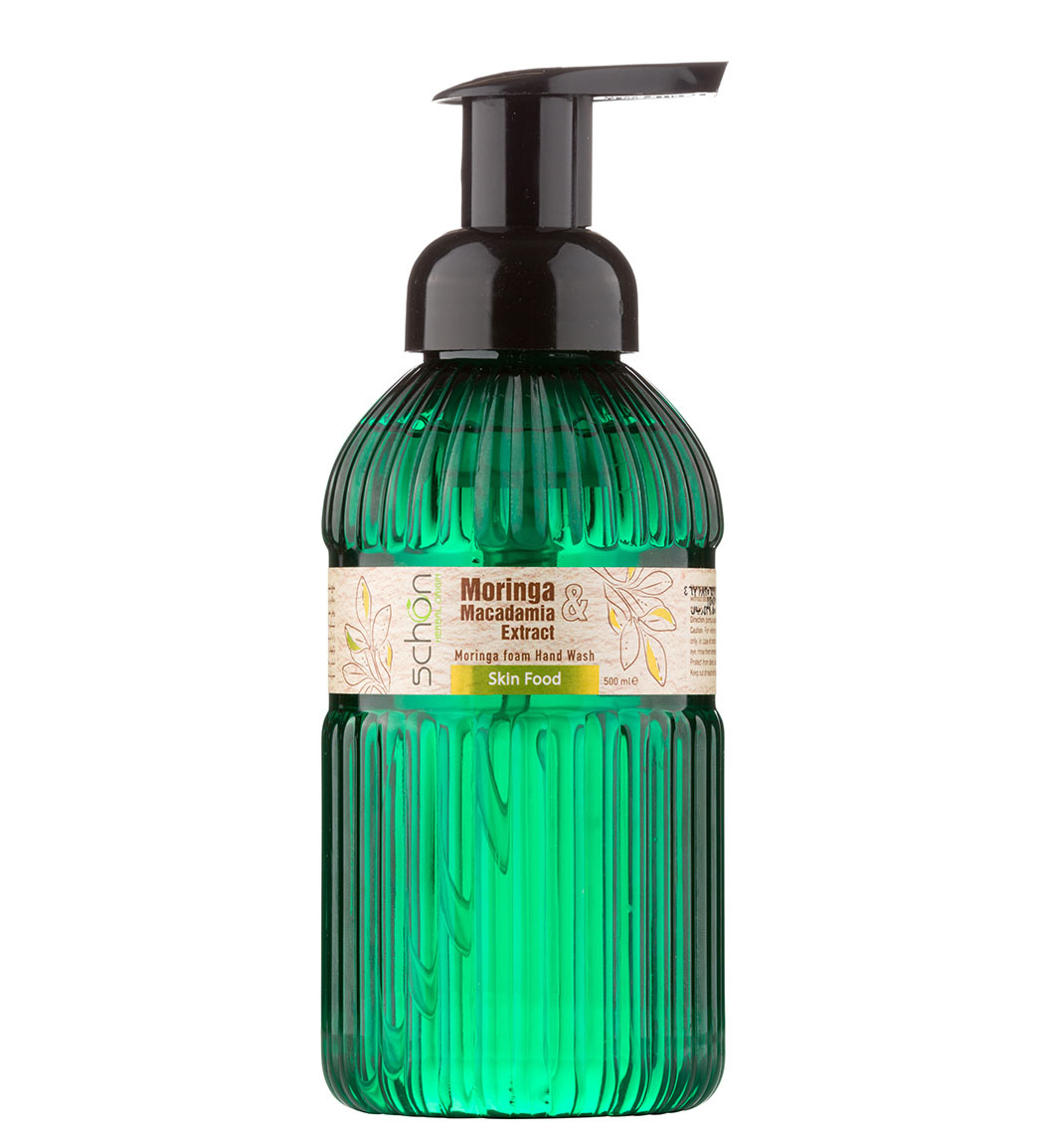 مایع دستشویی فوم مورینگا و ماکادمیا حجم 500 میل Schon Moringa Foam Hand Wash 500 ml