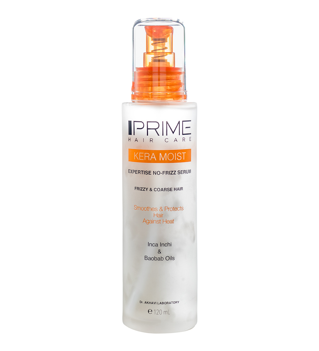 کرم نرم کننده و محافظ حرارتی مو مدل آر اس Prime Conditionering And Heat Protect Hair Serum For Fizzy Hair 120ml