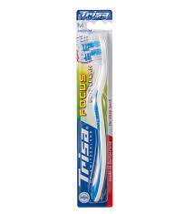 مسواک فوکوس پروکلین برس متوسط با محافظ ارسال با رنگ رندوم Trisa Toothbrush Focus Pro Clean Medium