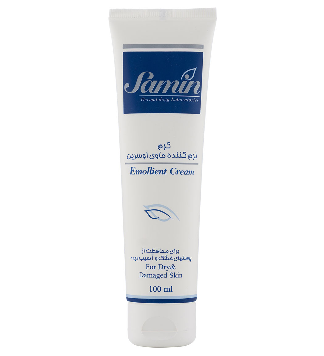 کرم نرم و مرطوب کننده اوسرین حجم 100 میلی لیتر SAMIN EUCERIN EMOLIENT CREAM