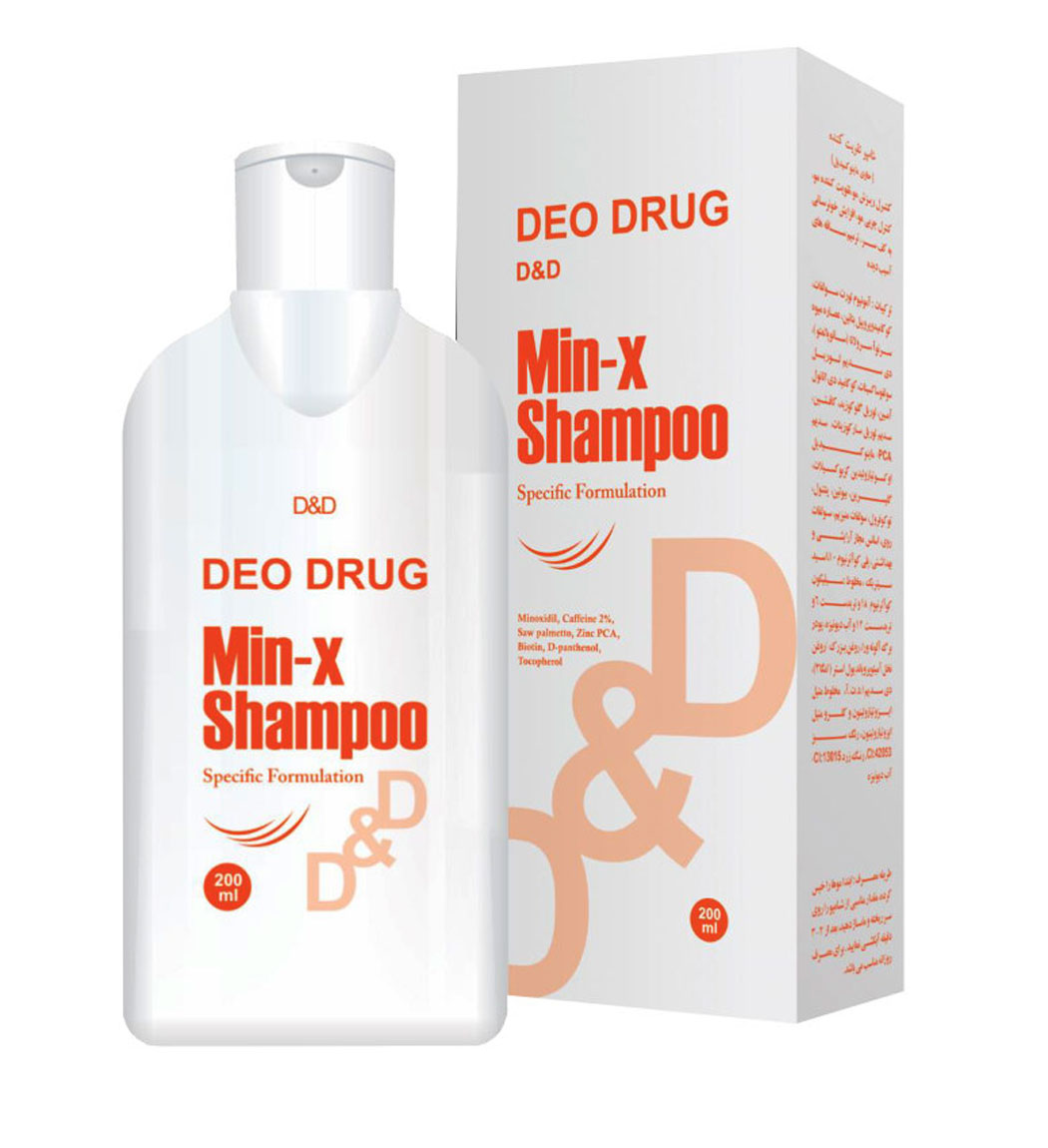 شامپو مدل Min-X حجم 200میل Deo Drug Min X Shampoo 200ml