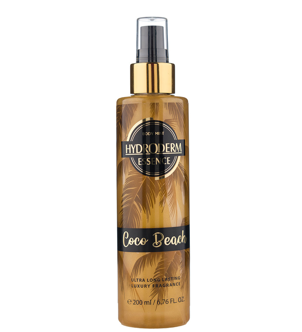 بادی اسپلش زنانه Coco Beach حجم 200 میل Hydroderm Body Splash Coco Beach For Women 200ml