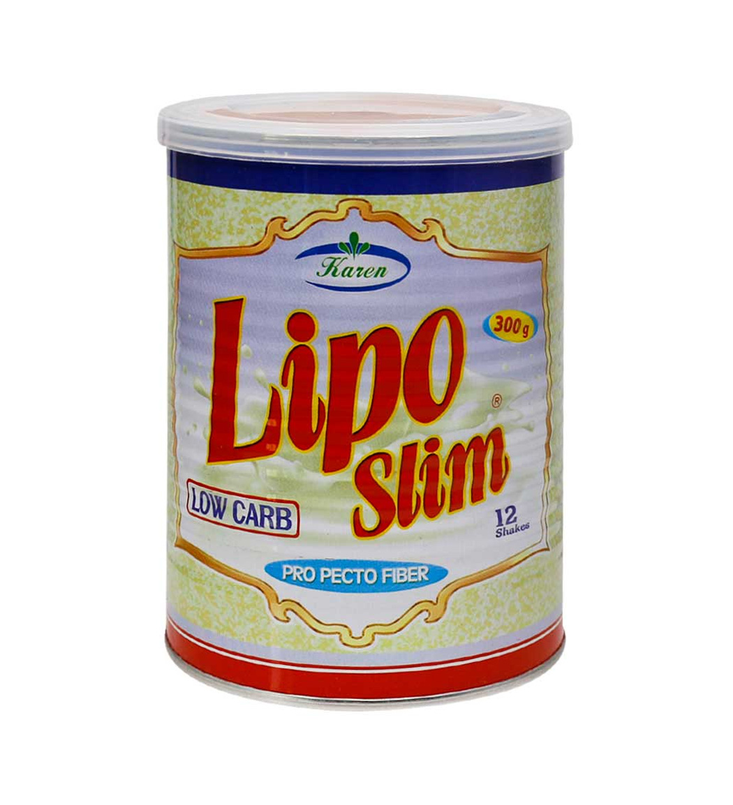 پودر لیپو اسلیم با طعم موز وزن 300 گرم Karen Lipo Slim pro Pecto Fiber 300 g