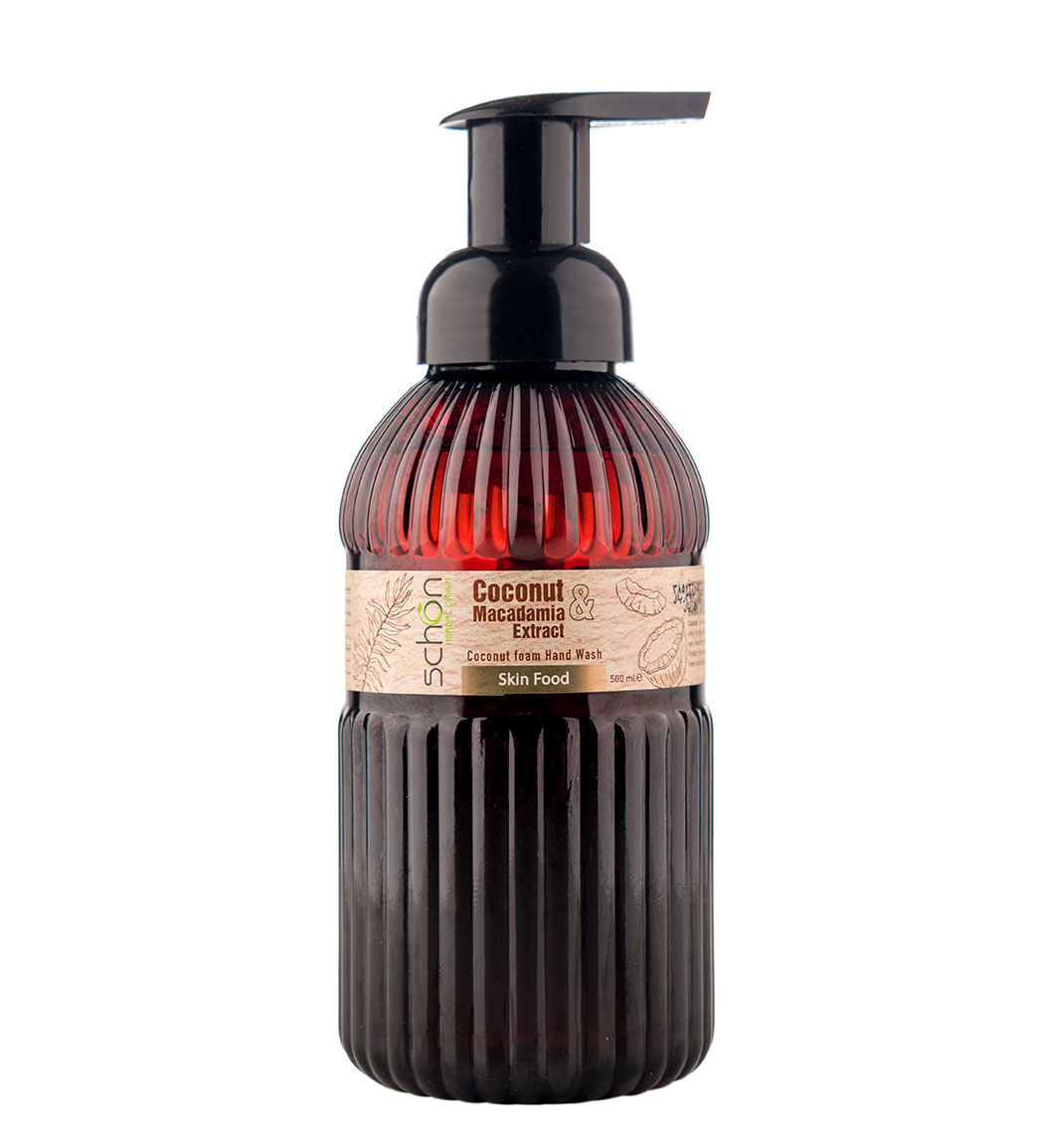 مایع دستشویی فومی با عصاره نارگیل 500میل Schon Coconut Foam Hand Wash 500ml