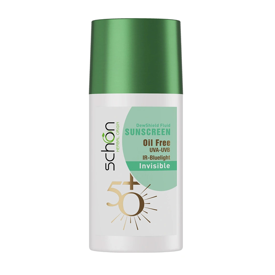 فلوئید ضد آفتاب بی رنگ مدل Dew Shield با Spf50 حجم 50 میلی لیتر Schon SPF50 Dew Shield Invisible Fluid Sunscreen 50 ml