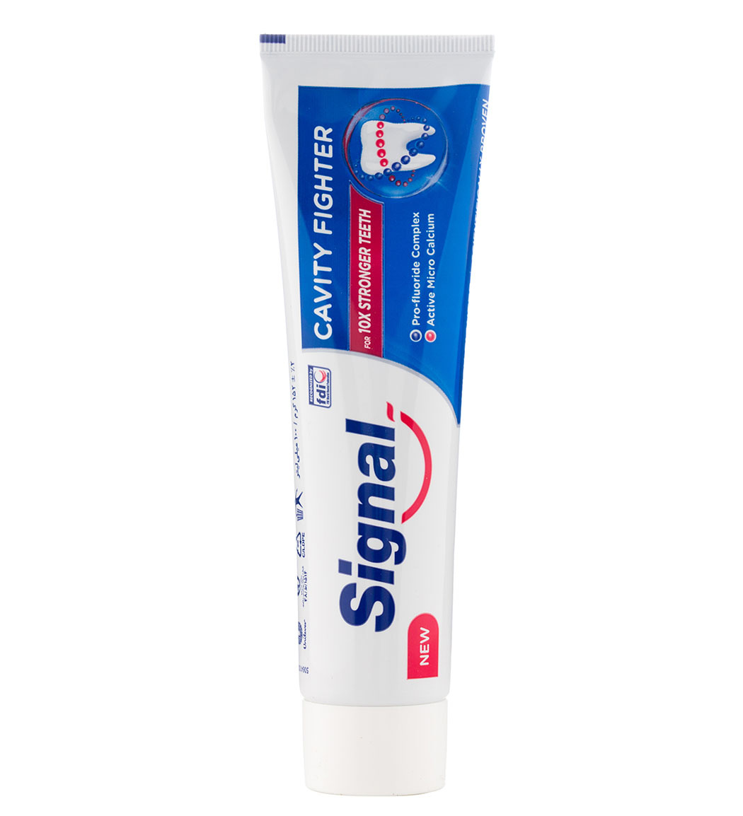خمیردندان ضدپوسیدگی حجم 100 میلی لیتر Signal TP Cavity Fighter 100ml