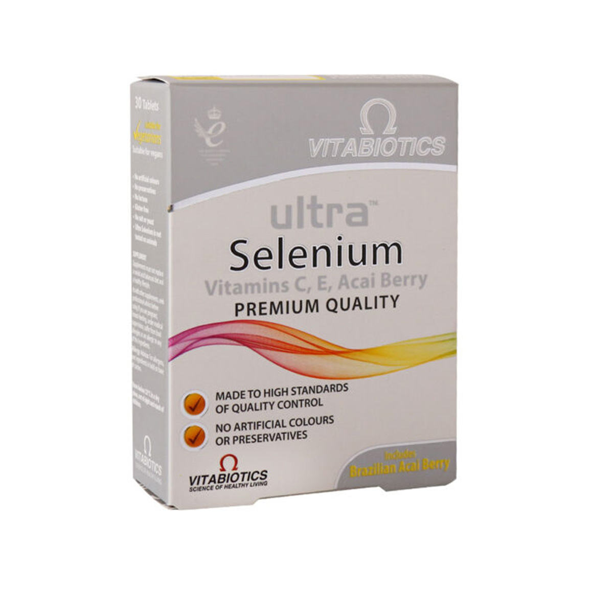 قرص Ultra Selenium بسته 30 عددی Vitabiotics Ultra Selenium 30 Tabs