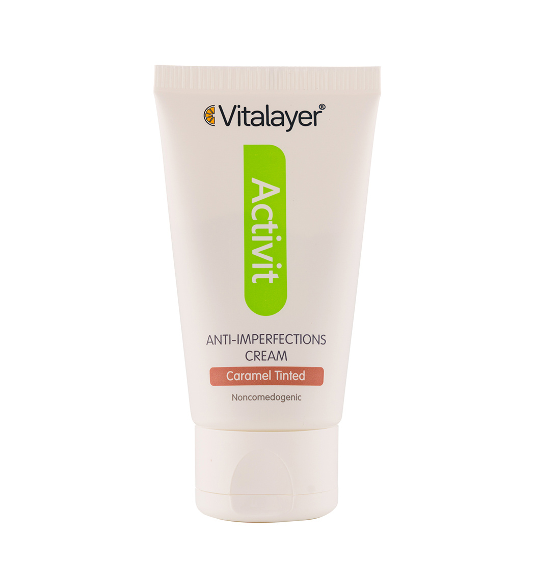 کرم ضد جوش رنگی برای پوستهای چرب 40میل Vitalayer Oily Skin Anti Imperfection Cream 40ml
